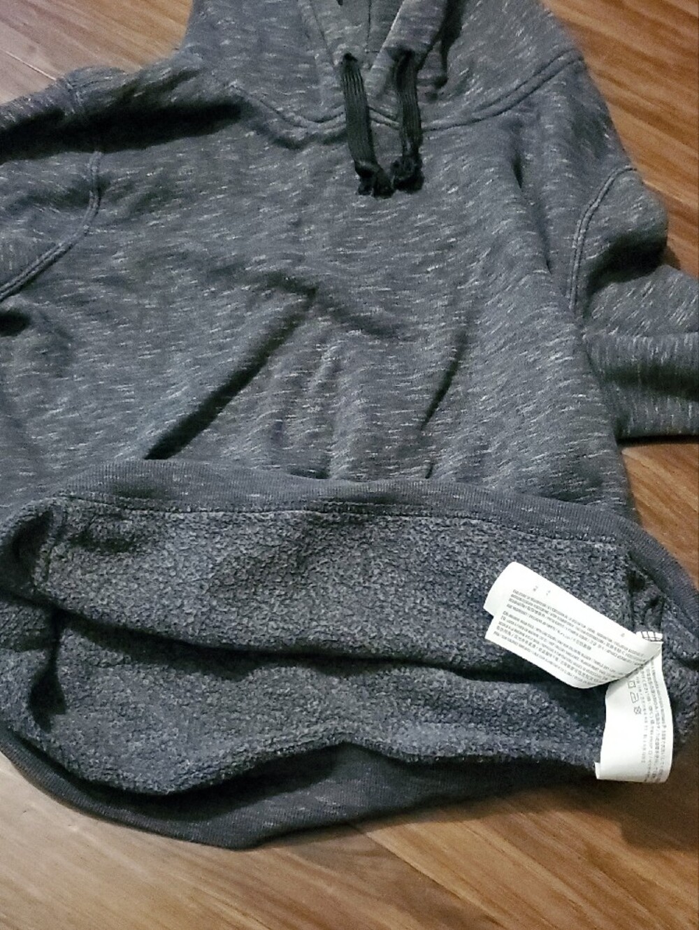 Hollister Dark Gray Hooded Sweatshirt - Picture 8 of 9